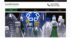 Desktop Screenshot of greenfieldrecycling.net