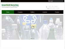 Tablet Screenshot of greenfieldrecycling.net